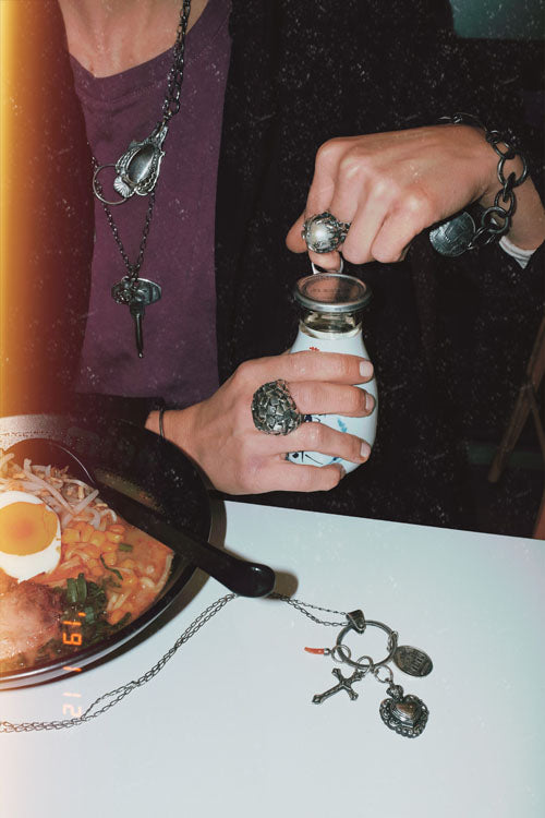 Anello Rami - Anello in Argento 925 con Rami e Perla Coltivata (Codice: AN RA 01)