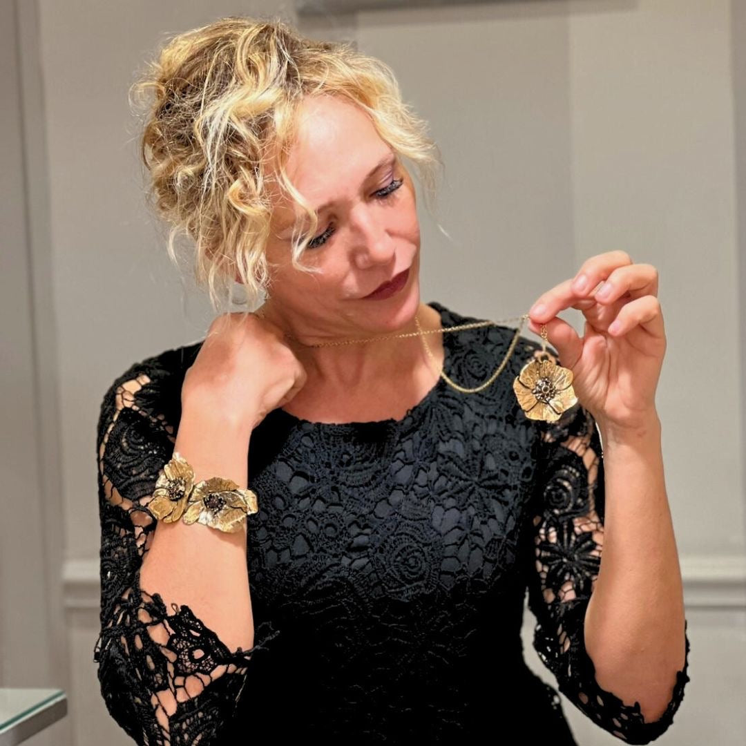 Collana Lunga Papavero (Codice: CO LP 01)