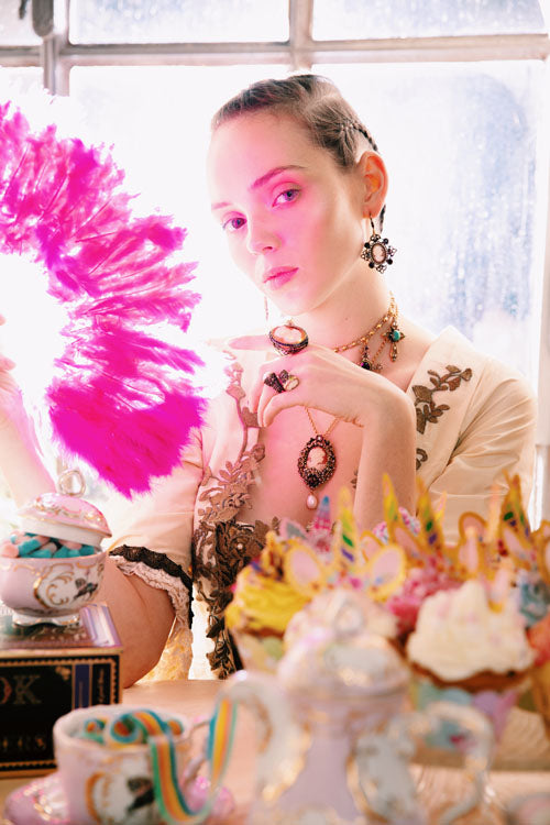 Collana Cammeo Floreale (Codice: CO CF 01)