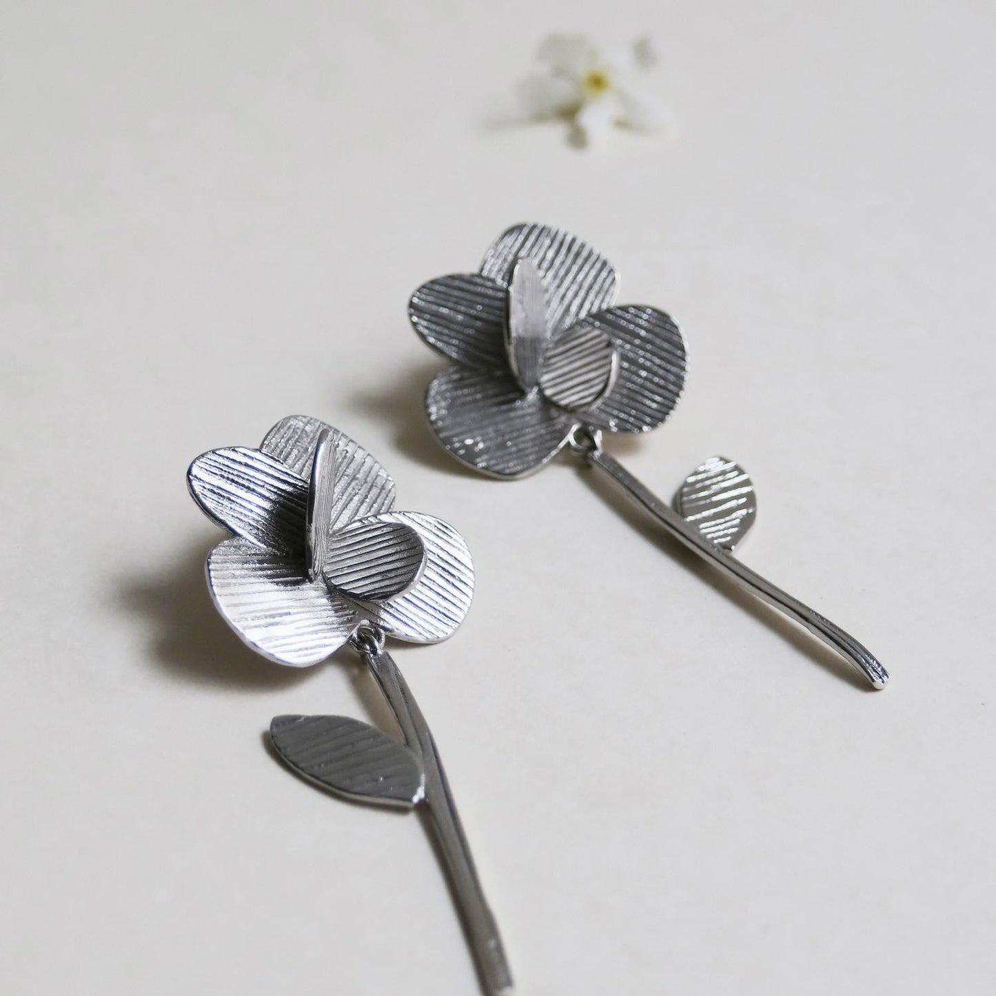 Orecchini Fiore Argento