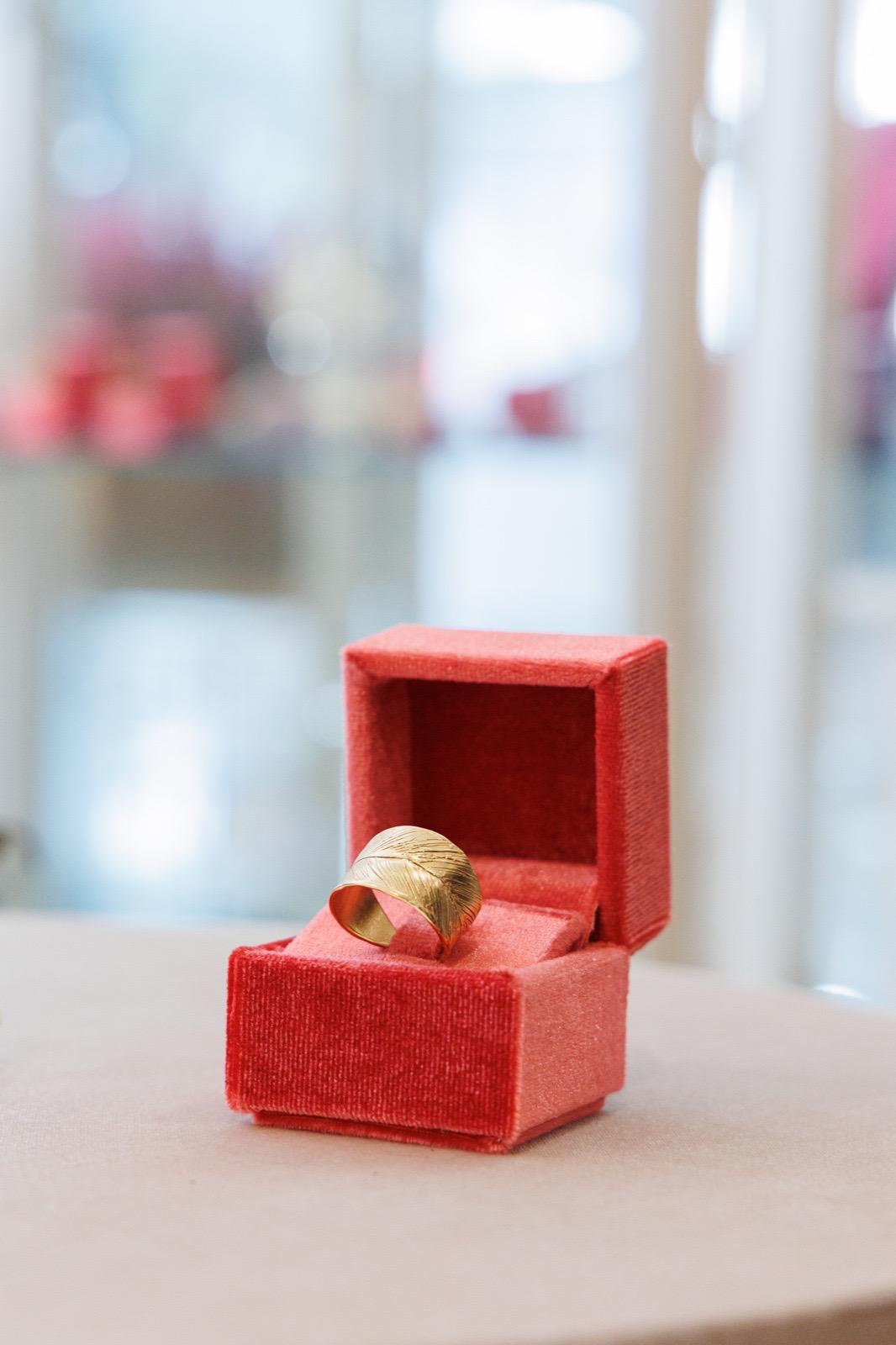 Anello Foglia Dorata (Codice: AN FO 006)