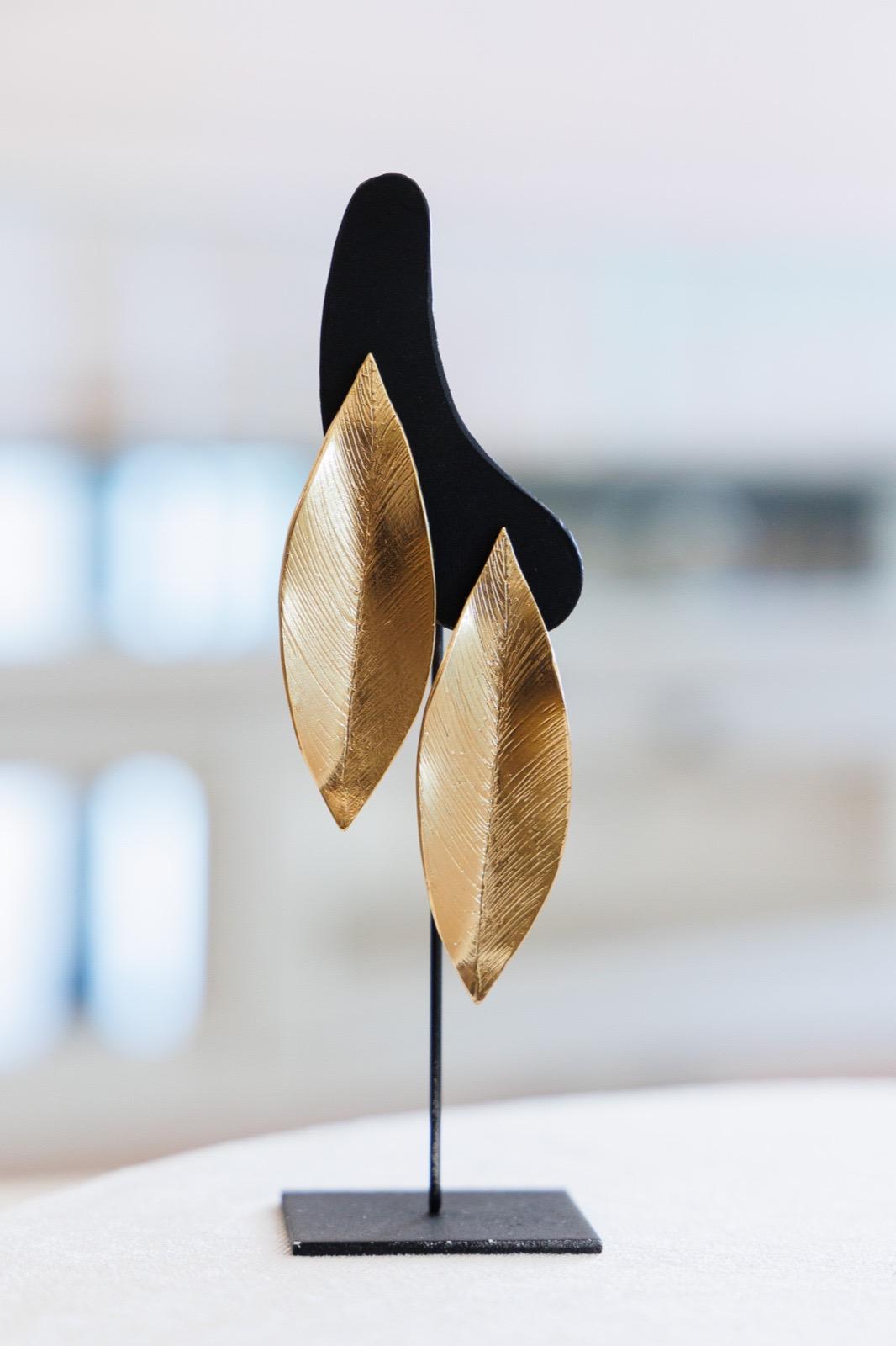 Orecchini Foglia Media (Codice: OE FO 004)