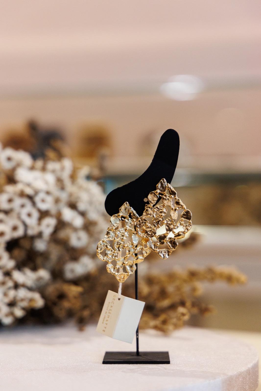 Orecchini Traforati Texture Organica (Codice: OE TX 006)