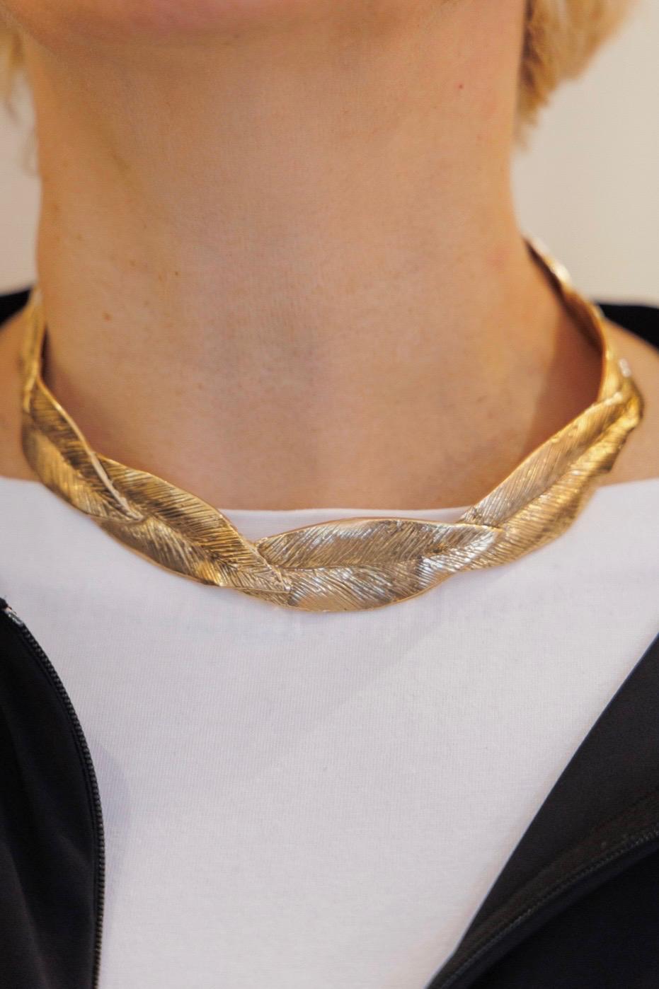 Collier Foglie Intrecciate (Codice: CL FG 004)