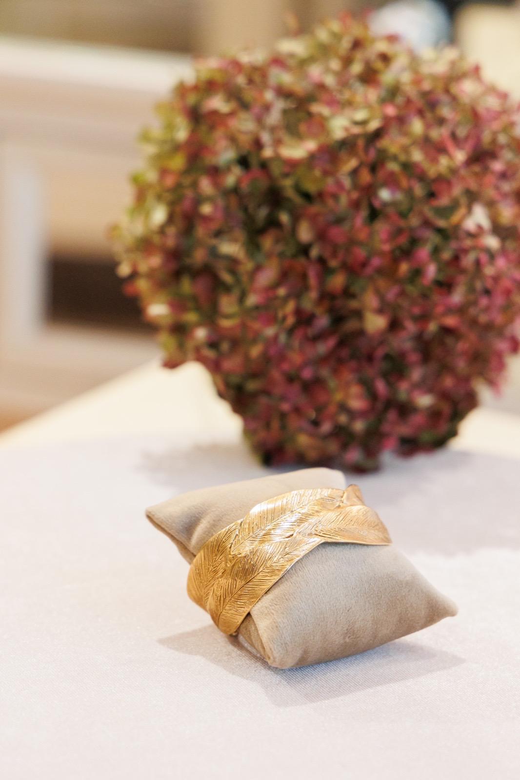 Bracciale Foglia Doppia (Codice: BR FG 002)