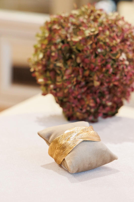 Bracciale Foglia Doppia (Codice: BR FG 002)