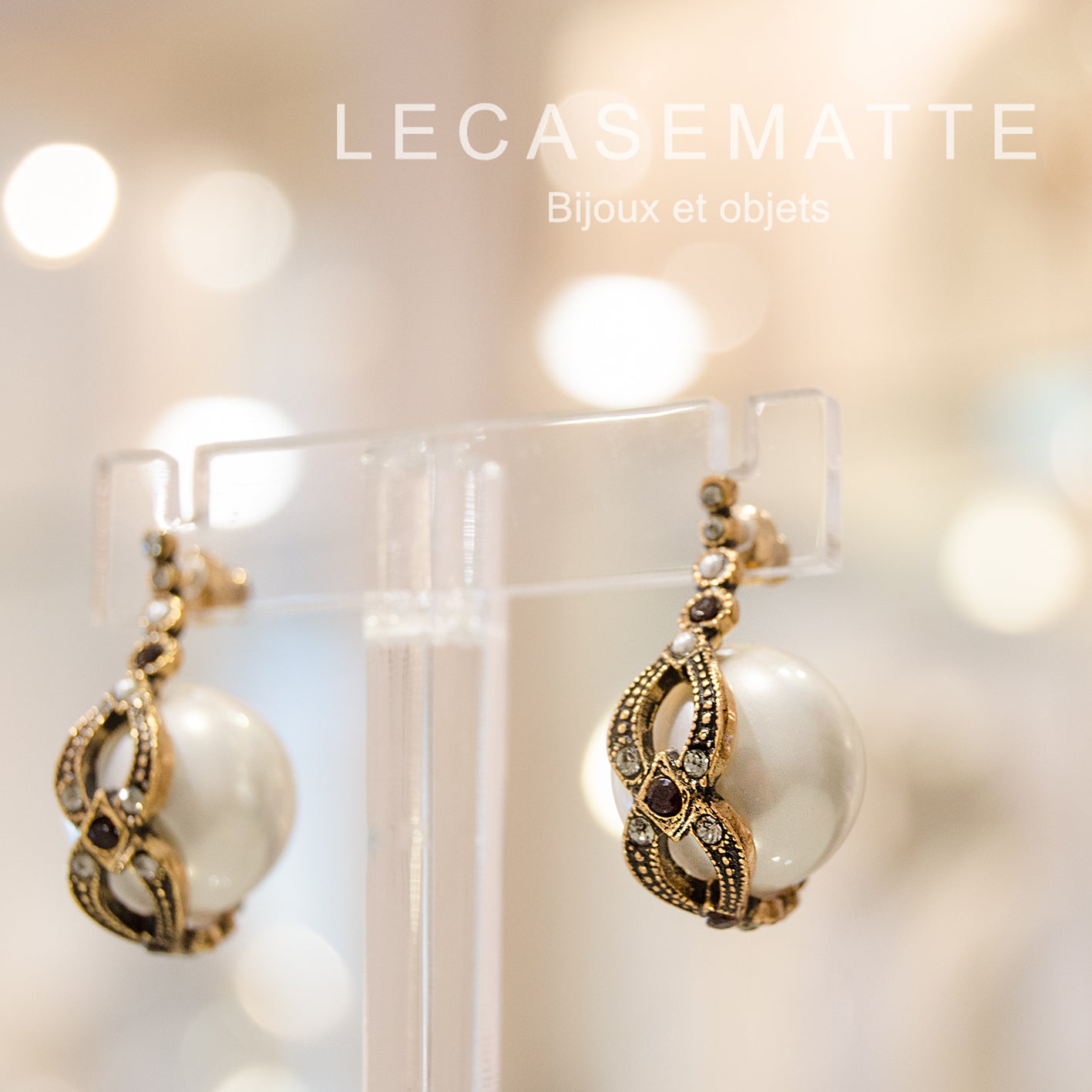 Orecchini Vintage Perla (Codice: OE VP 01)