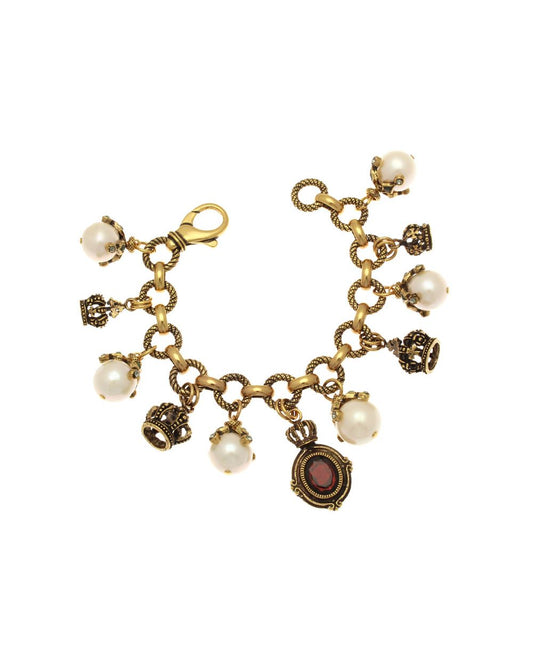 Bracciale Perle & Corone (Codice: BR AL 12)